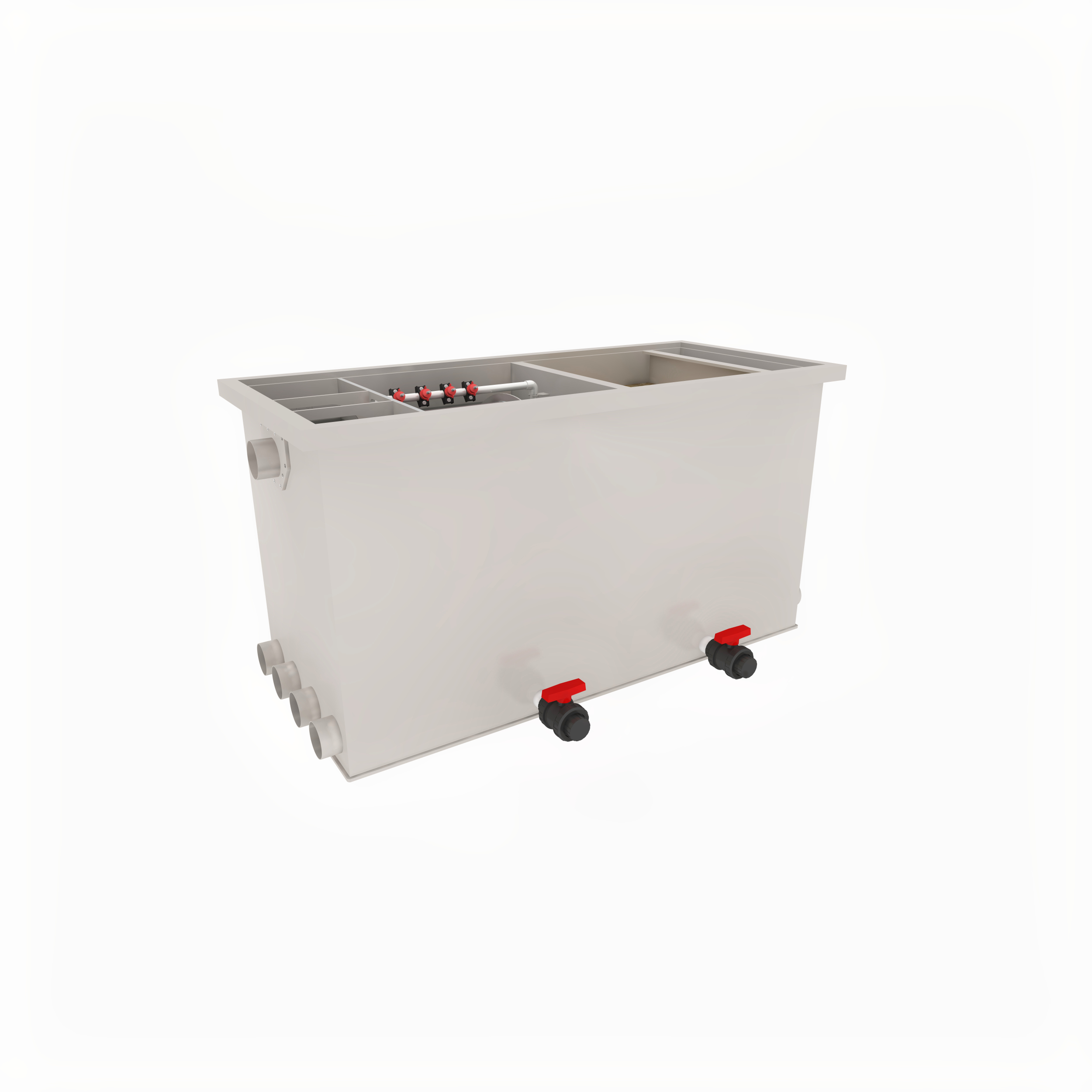 Kombi-Filter 50/55 XL [inkl. 100L Hel-X Biocarrier] - Trommelfilter