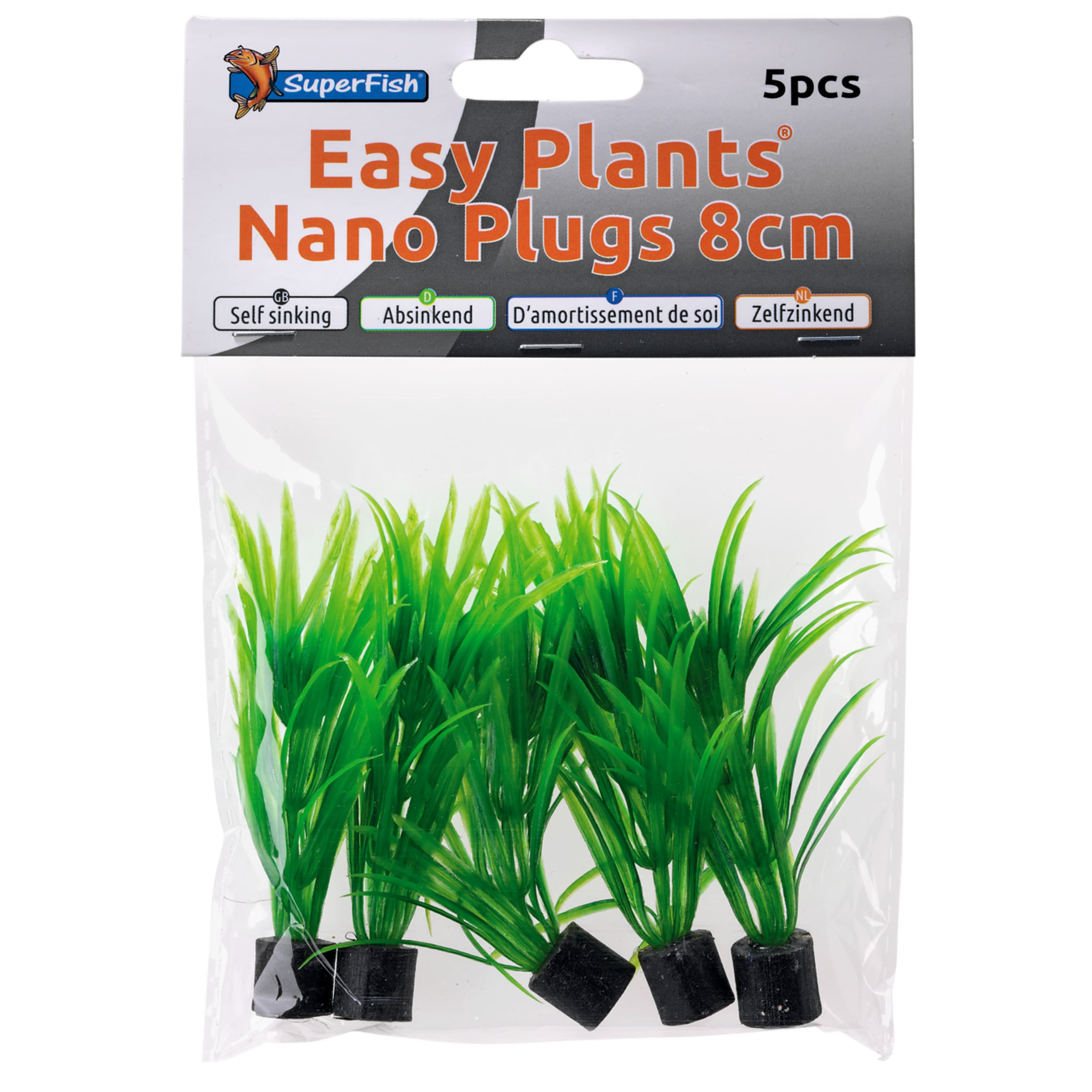 Easy Plants Nano Plug 8cm-5 ST Potted Plant, Grass, Soil, Vegetation, Leaf