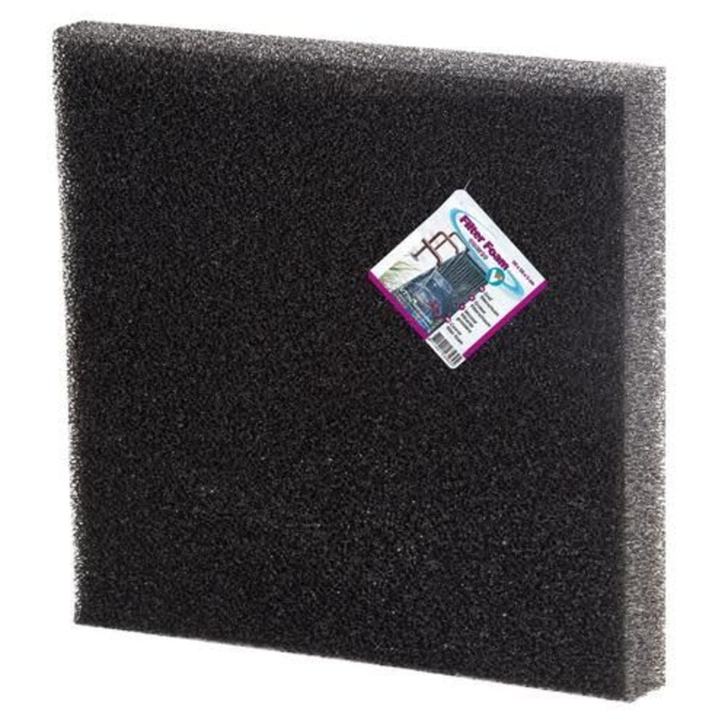 Filterschaum 50 x 50 x 2 cm schwarz - grob