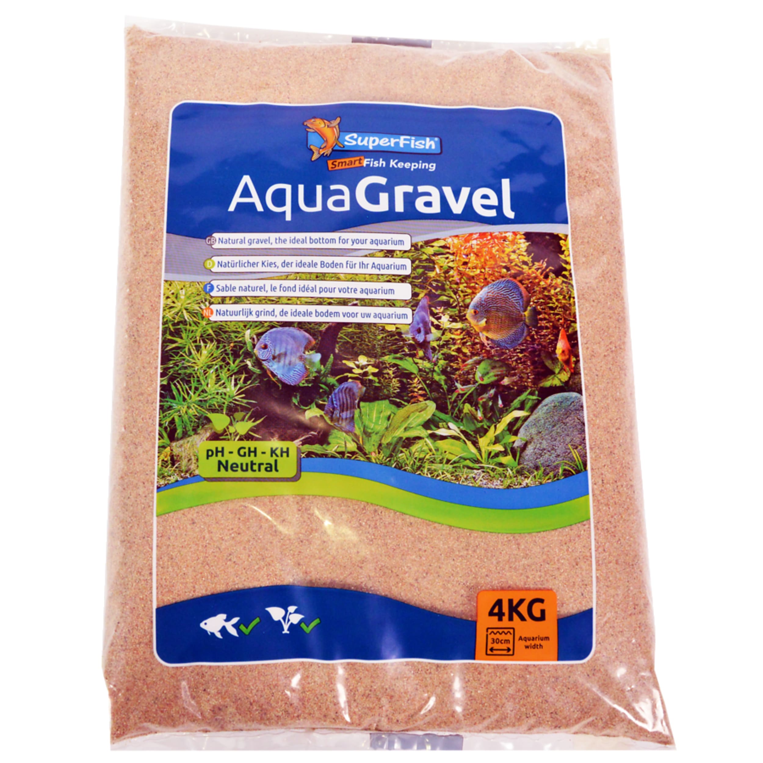 Aqua Gravel River Sand 4 kg Animal, Fish, Sea Life, Flax, Plant