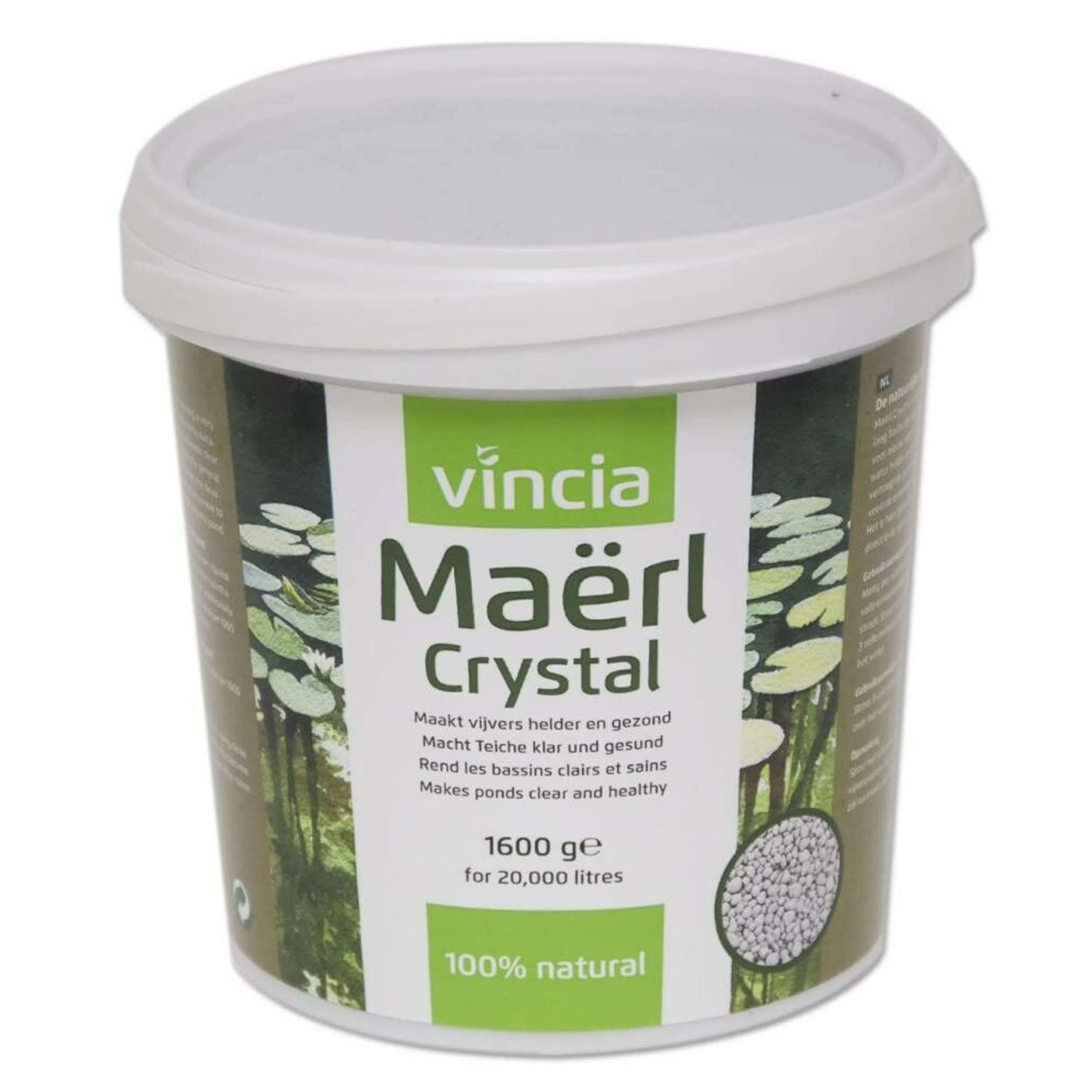 Maërl -Kristall für klare und gesunde Teichwasser - 1500 Gramm Herbal, Plant, Food, Yogurt, Shaker