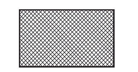 Plastikfiltergitter Standard schwarz Grille, Home Decor