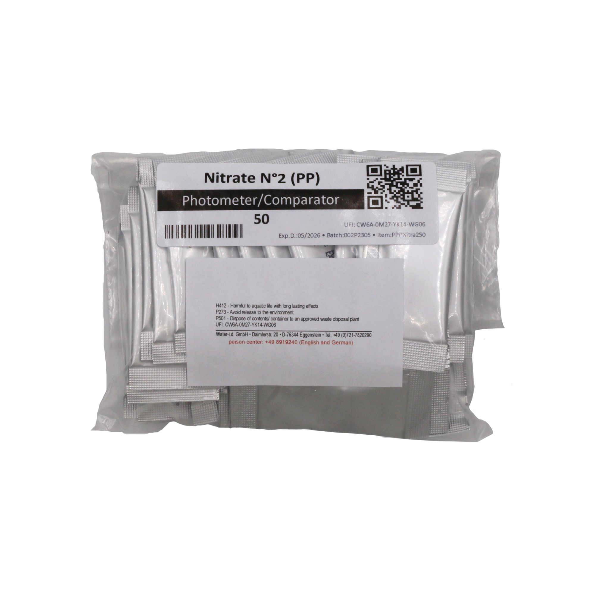 50 Päckchen Nitratpulver N°2 für Poollab 2.0 50 Päckchen Nitratpulver N°2 für Poollab 2.0