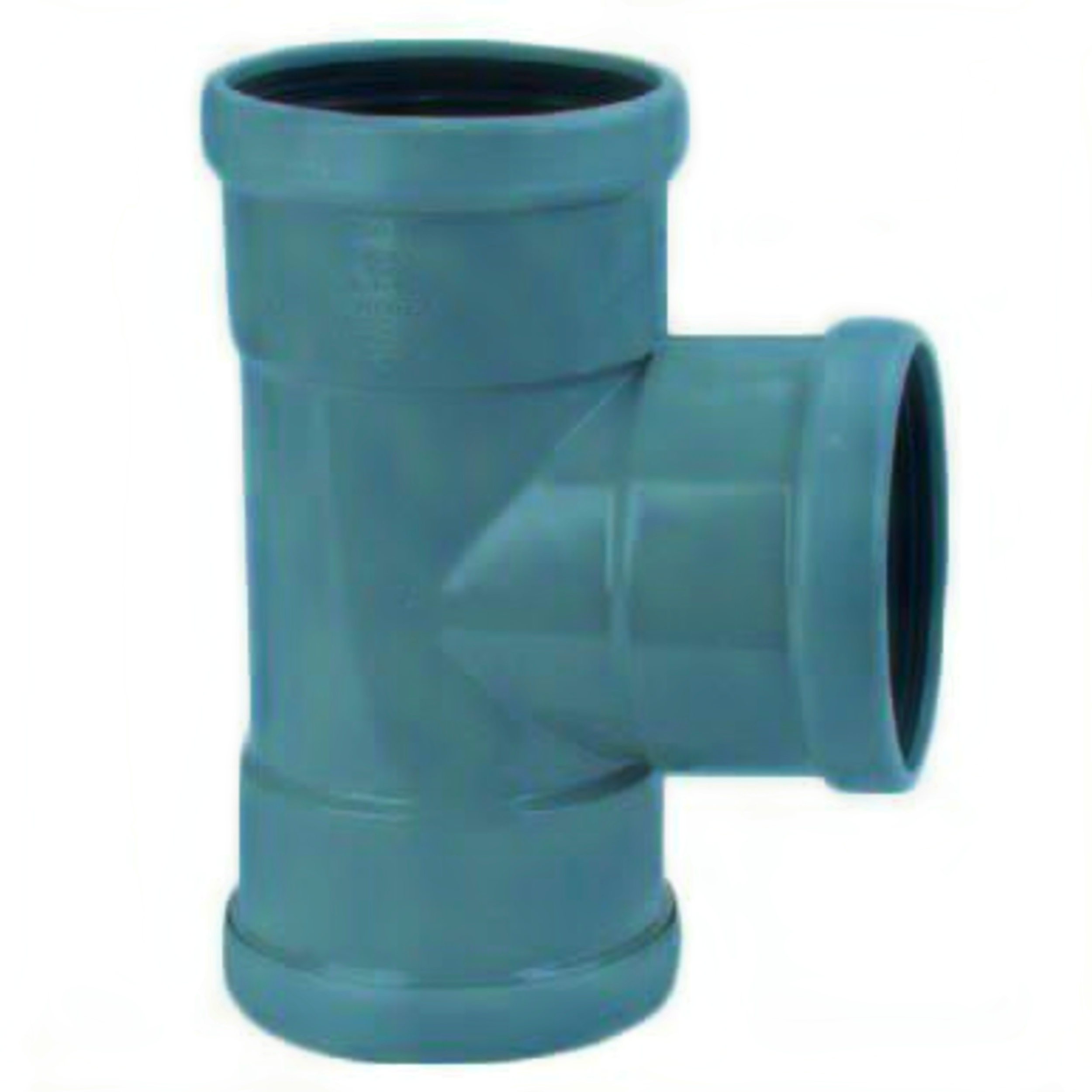 PVC T-Stück 88° Manschette - 3 x Hülse 200 mm