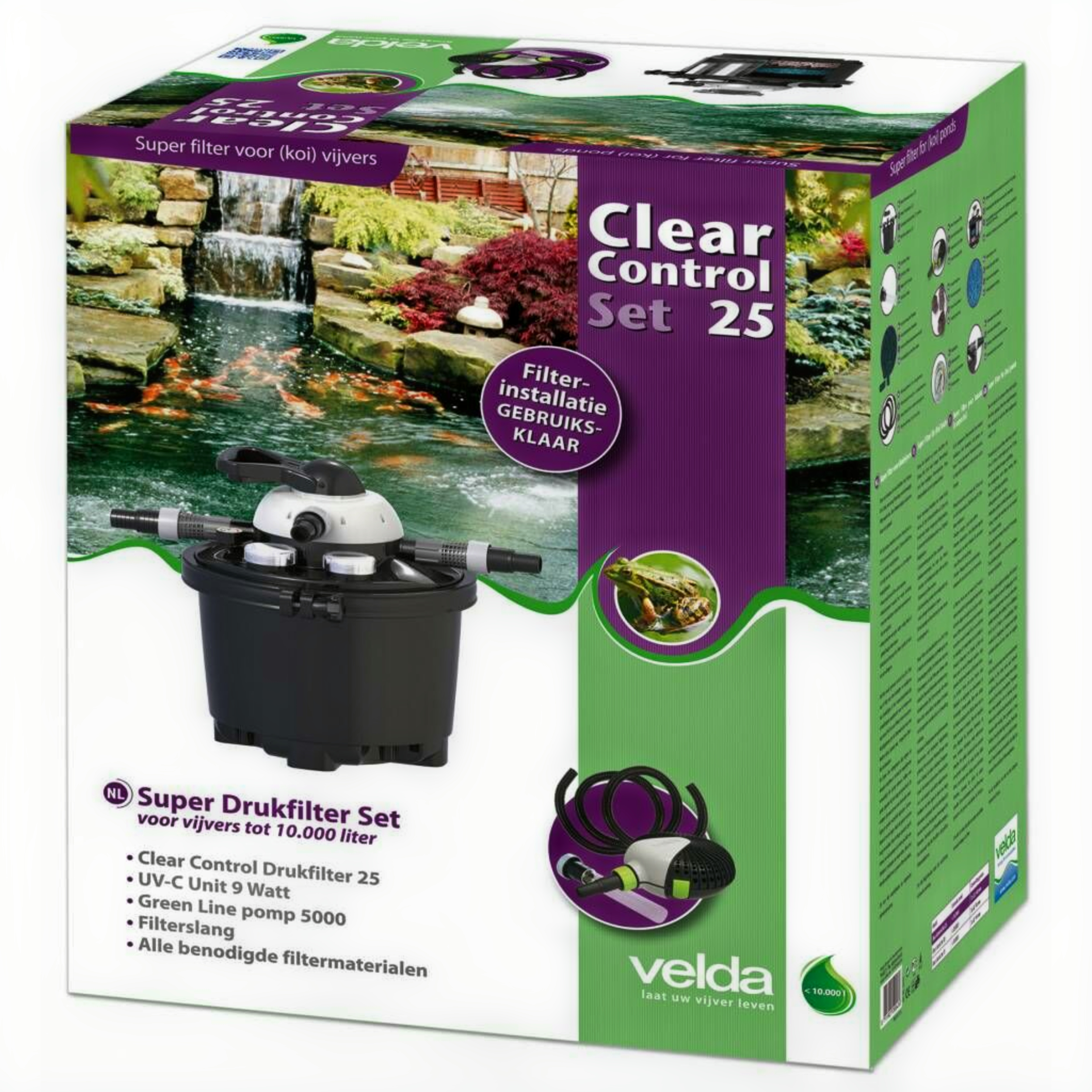 Clear Control 25 Set - Teichfiltersatz Advertisement, Poster, Water