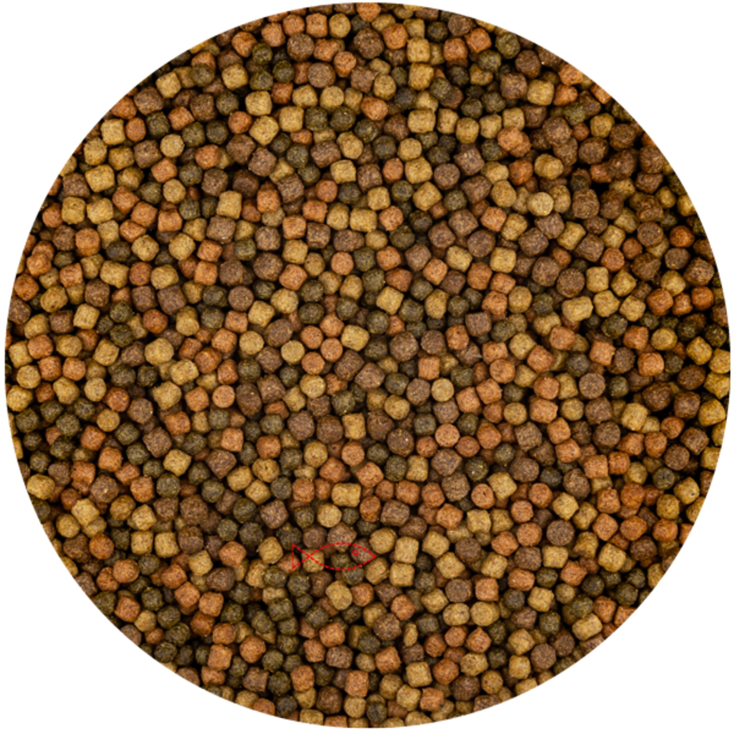 Top Mix 3mm (5 Liter Eimer) Food, Mustard