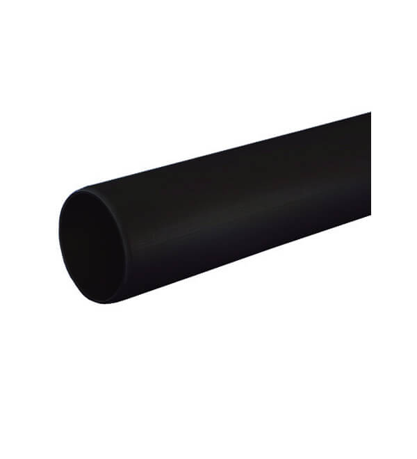 PP Schlauch schwarz 90mm Länge 1 mtr