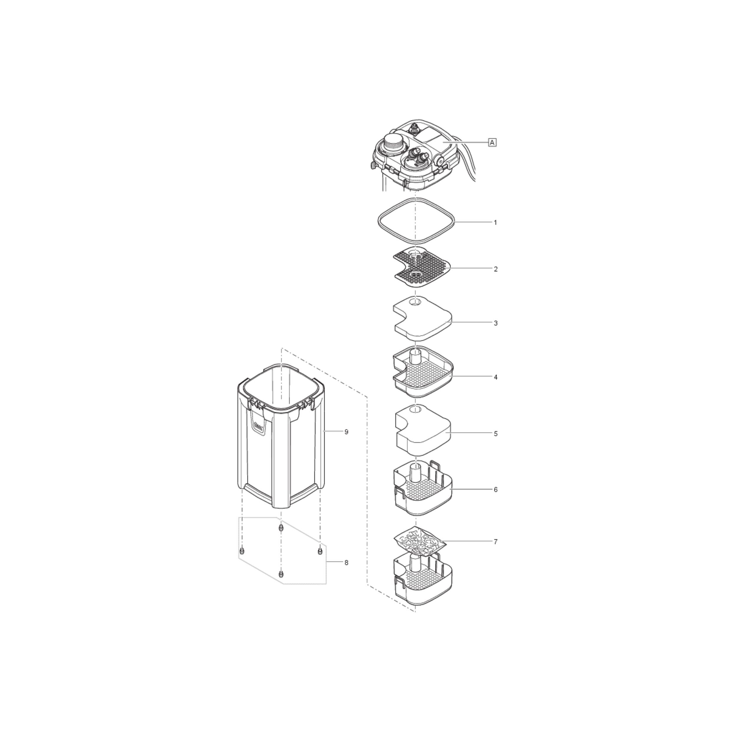 Ersatz Filterkorb BioMaster - Oase-Ersatzteile